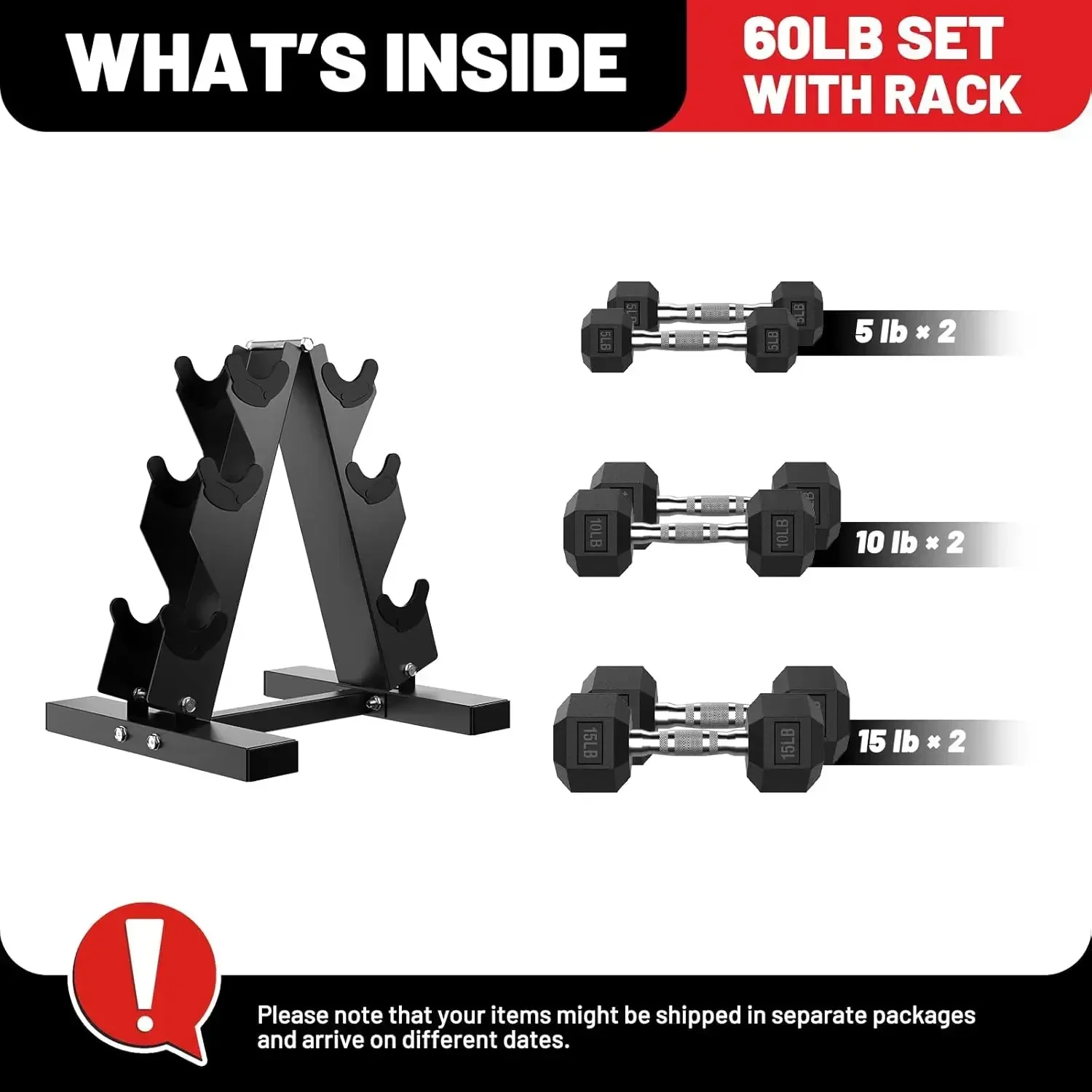 

[Best Seller, Buy Now!]Premium Hex Dumbbell Sets with Rack, 60-550lb Rubber Coated Weight Set and Storage Multipl