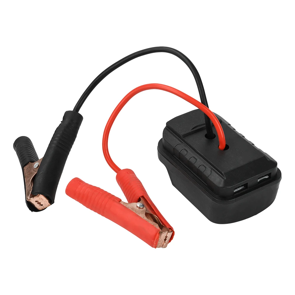 Convertisseur de batterie au Lithium pour voiture, Clip de chargeur, allumeur automatique, démarreur de saut pour adaptateur de câble Booster Makita, outils de bricolage d'alimentation d'urgence