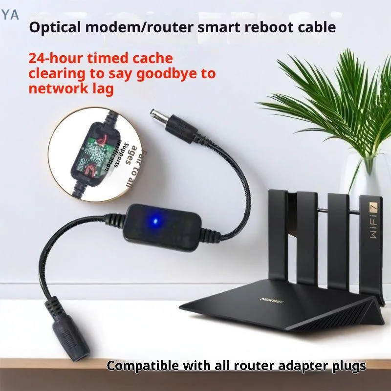 [YA]1Pcs Timing 24H Automatic Power Off Reset Line DC 5V-15V 5.5x2.1mm Rout-er Rebooter WiFi Reset Router Timing Restart Module
