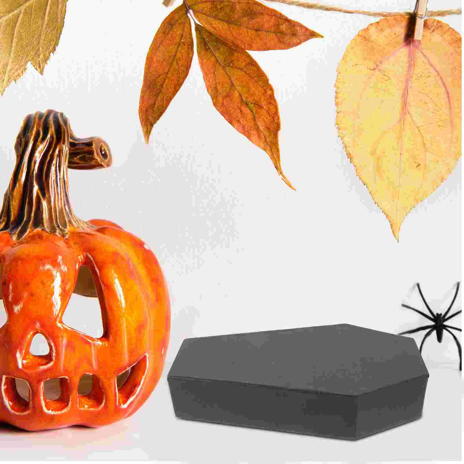 

Clothing Boxes for Gifts Halloween Coffin Ring Holder Shaped Earring Snack Jewelry Container Decorations