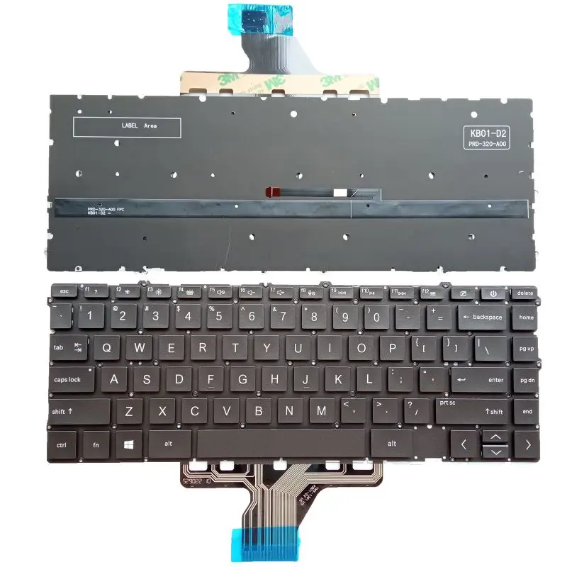 NEW FOR HP Envy X360 13-AY 13-BA 13T-BA 13-BD TPN-C147 C145 US Keyboard backlit