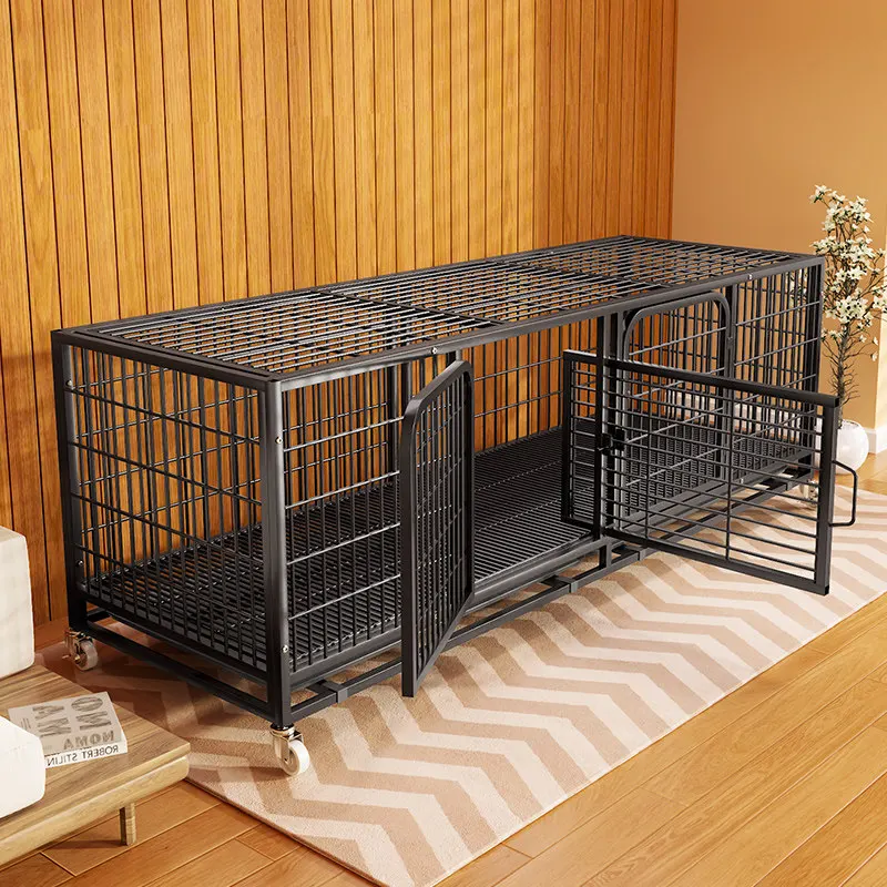 Costom Pet Breeding Cage Dog Cat Kennel With Separate Toilet Partition Multifunctional Pet House For Dog Cat Pigeon