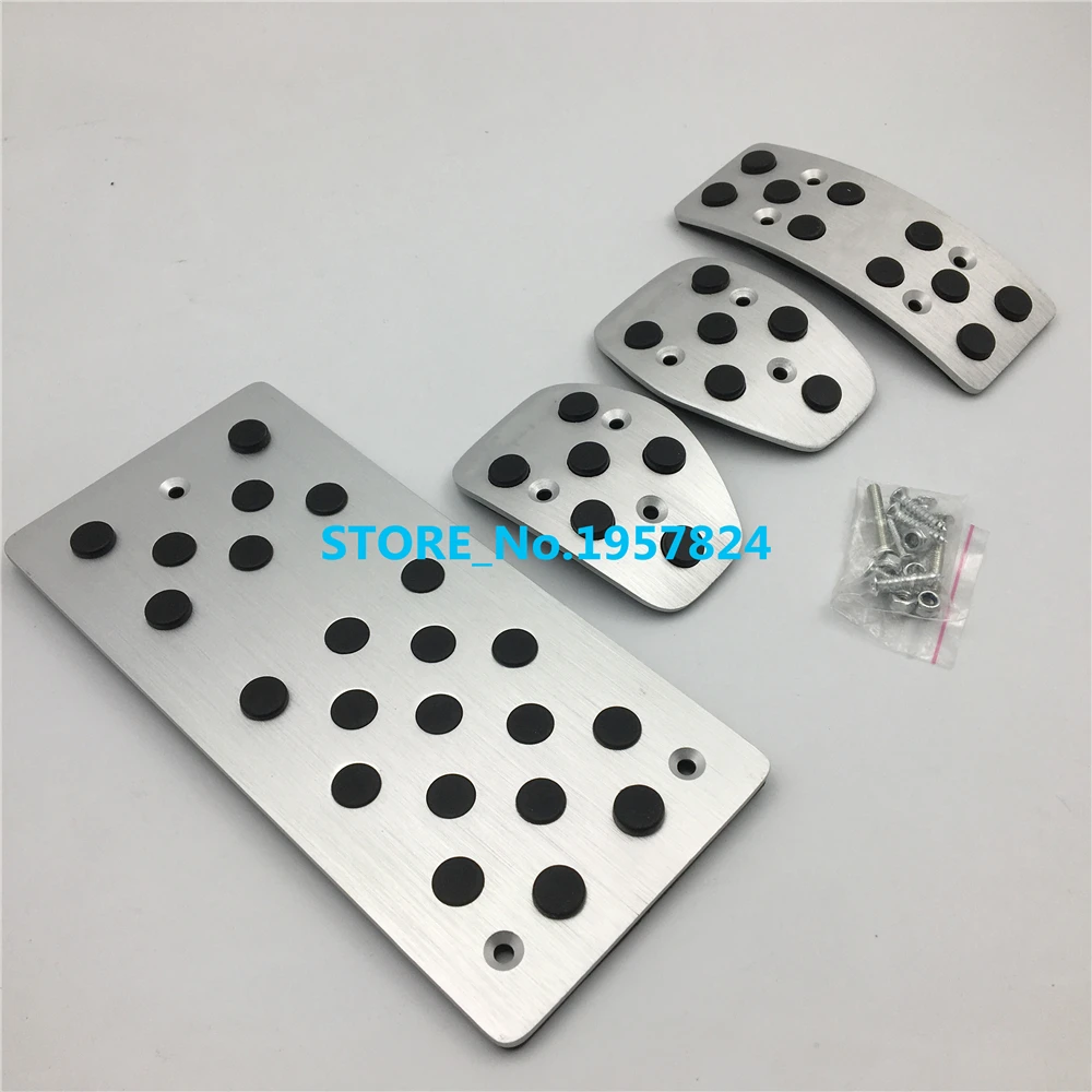 Car Modified Pedal Kit for Renault Clio MT/AT 2013~2020 Accelerator Brake Footrest Decorative Pad Cover Refitting Accessory Part