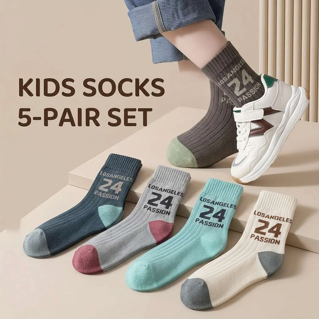 5Pairs/Lot Fashion Street Spor - огляд і ціна Street Fashion For Boy