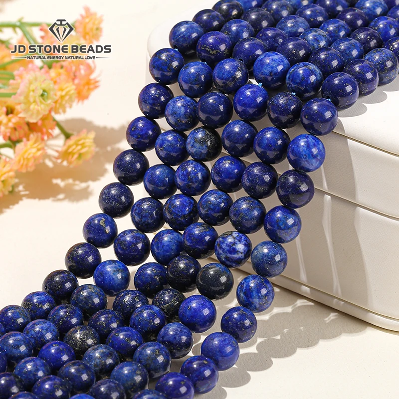 Dyed Color Lapis Lazuli Bead Loose Spacer 4 6 8 10 12mm Pick Size For Jewelry Making Diy Necklace Bracelet Accessory Handmade