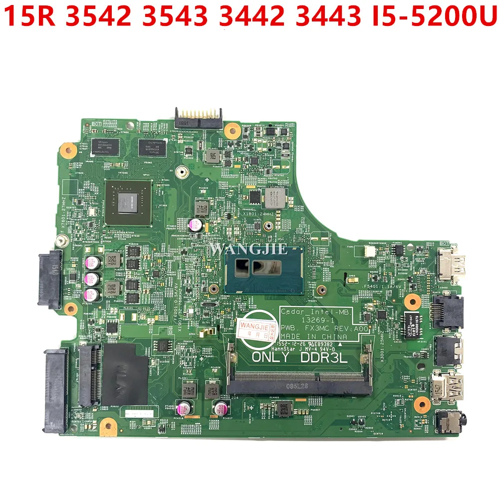 

13269-1 For Dell Inspiron 15 3542 3442 3543 3443 Laptop Motherboard With Graphic 066KRV 0X4X4V 0CHXGJ 0T7TC4 100% Working