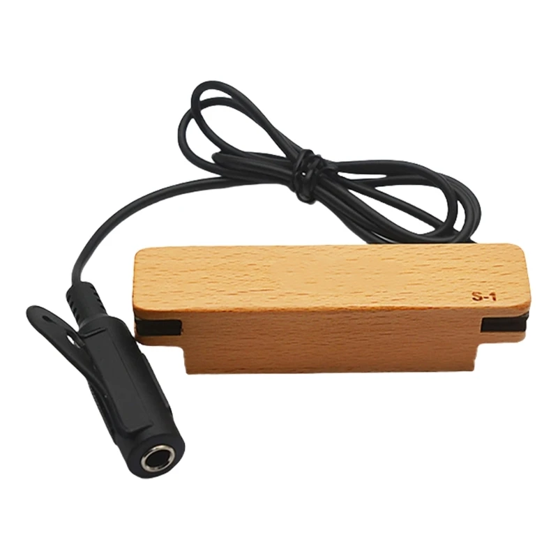 Multifuntional Folk Guitar Pickup Passive Magnetic System Restores Soundhole Pickup Guitar Accessory Wood Texture Drop Shipping