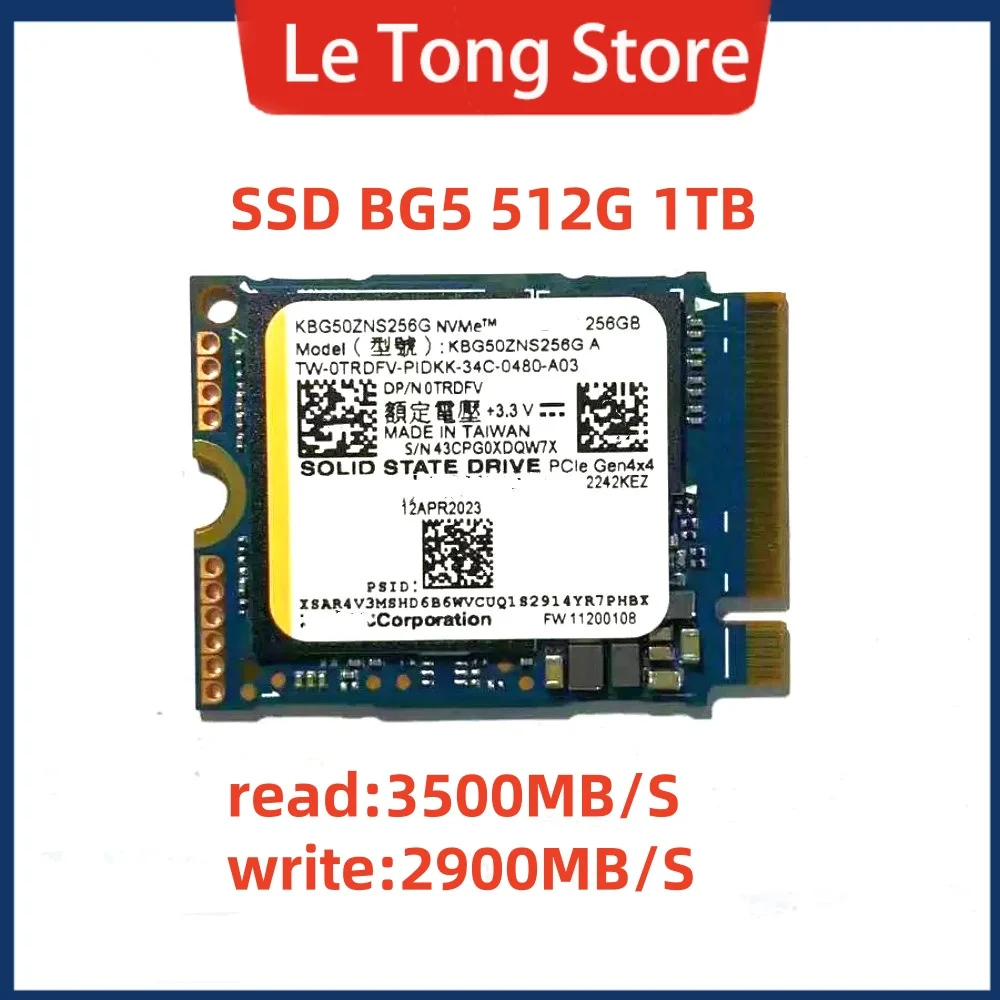 

Brand new Original FOR Toshiba SSD BG5 256G 512G 1T 2230 PCIE Mini SSD NVME handheld FOR camera expansion