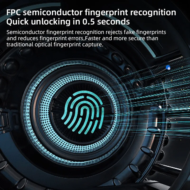 Serratura intelligente integrata di sicurezza in lega di alluminio a doppia lingua di vendita calda del produttore standard statunitense Funzionamento facile per porte in legno