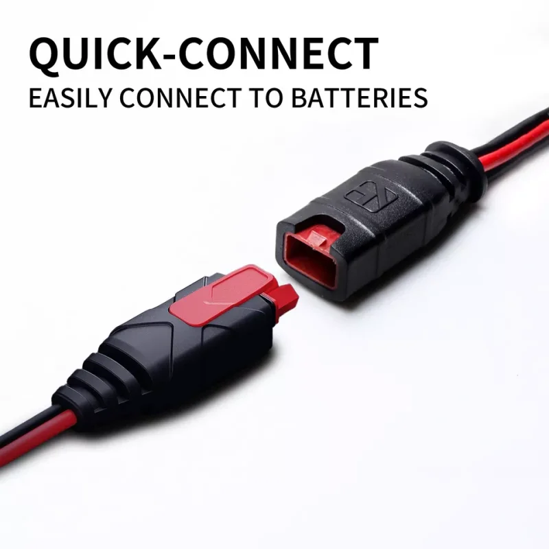 

1pc Car Battery Cables Charging Cable Compatible NOCO X-Connect Style M10 Eyelet Ring Terminal Charge Cable (GC-008) Accessories