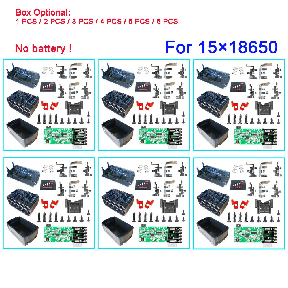 

Пластиковый корпус для литий-ионной батареи, защитная печатная плата для зарядки, корпус для Milwaukee 18 в 9,0 Ач, корпусы для литиевой батареи