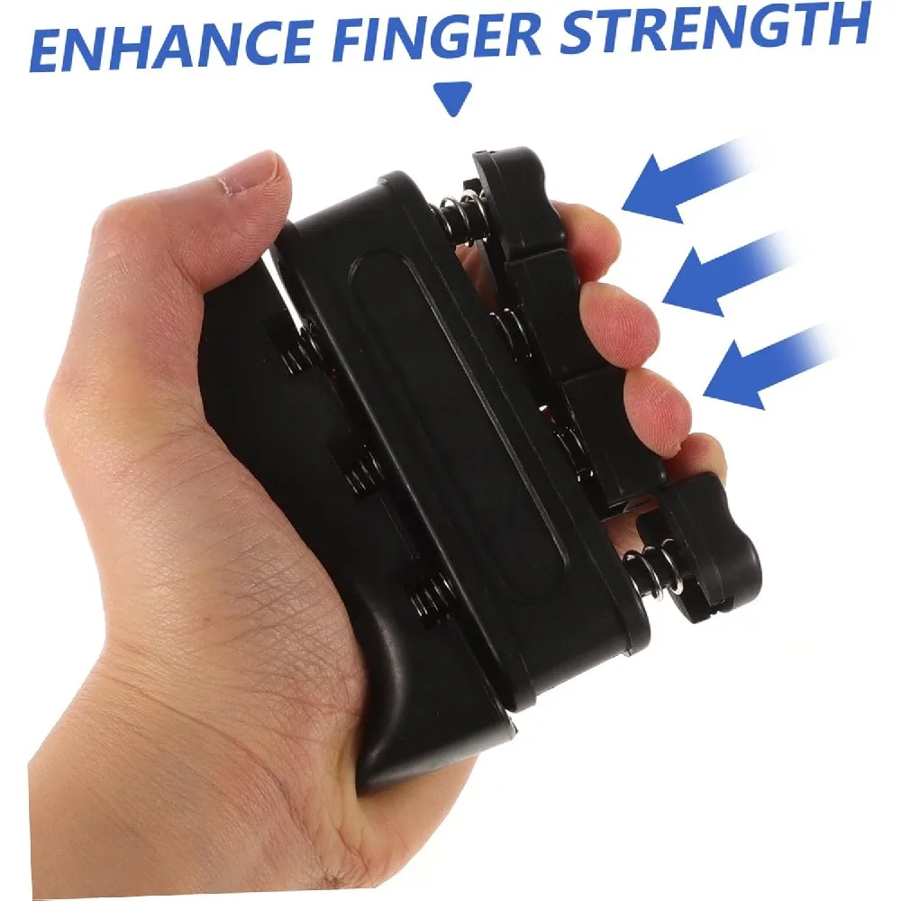 2 Pack Finger Rehabilitation Kit, Ergonomic Hand Grip Strengthener with Pre-Calibrated Spring-Loaded Resistance, Finger Exerciser for Stroke Recovery, Arthritis, Carpal Tunnel, and Grip Strength Training