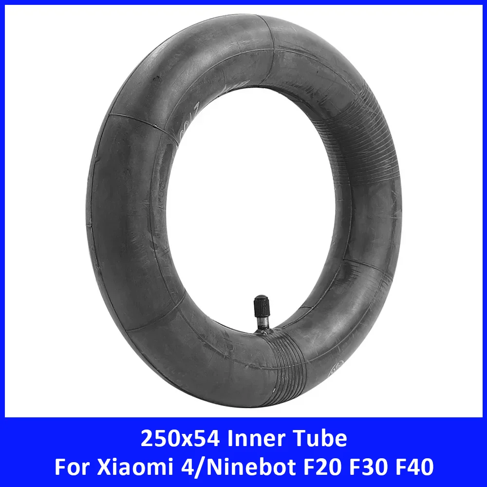 

10-дюймовая внутренняя трубка 250x54 для Xiaomi 4 для Ninebot F20 F30 F40, аксессуары для электрических скутеров, внутренние шины, запасные части, колеса