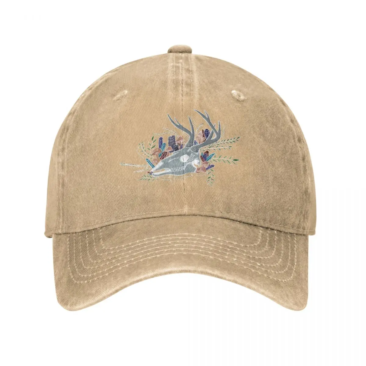 

Crystal Deer Skull Cap Cowboy Hat Christmas hats snapback cap women's cap Men's