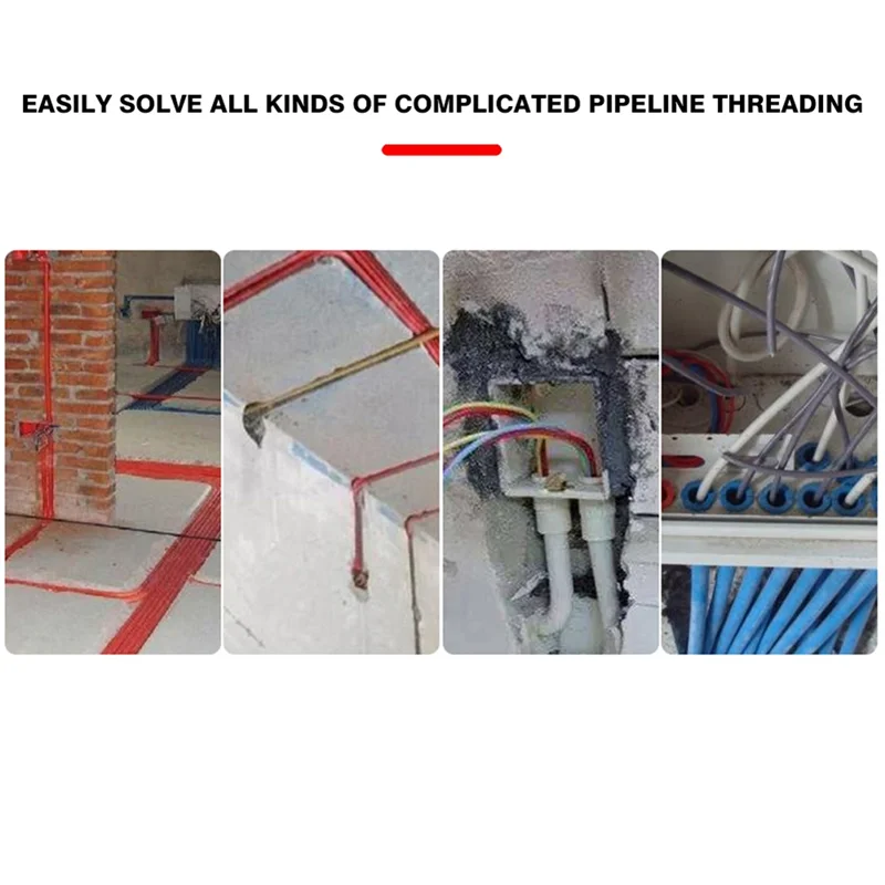 【NEW】15M Universal Wire Lead Threading Device Tool Electrical Cable Running Puller Electrician Threading Device Easy Install