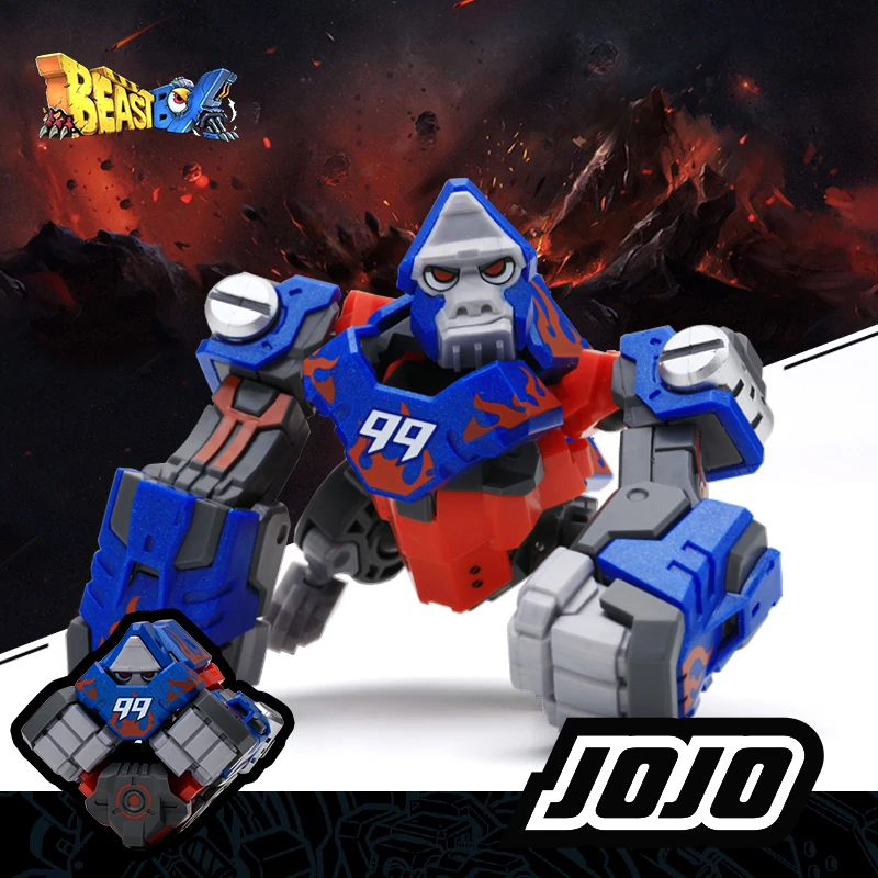 

52TOYS BEASTBOX Series BB-03FJ Flame Jojo Shape-shifting Toys Hand-held Model Tide Play Action Figure