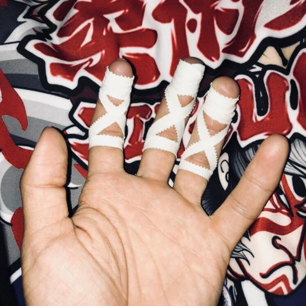 Jiu-Jitsu Verband Elastische Bandage Band Schutz Selbst-Kleber Unterstützung Individuelles Logo Band BJJ Finger Verband Sport Dropshipping – Detail 1