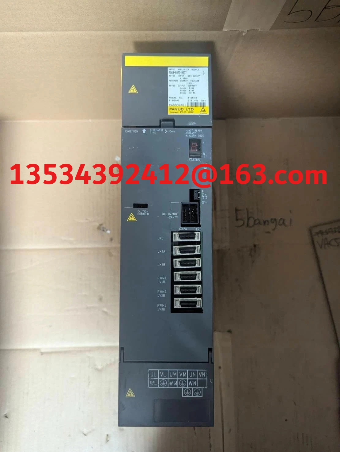 

For FANUC A06B-6079-H307 Servo Drive Servo Amplifier A06B-6079-H307