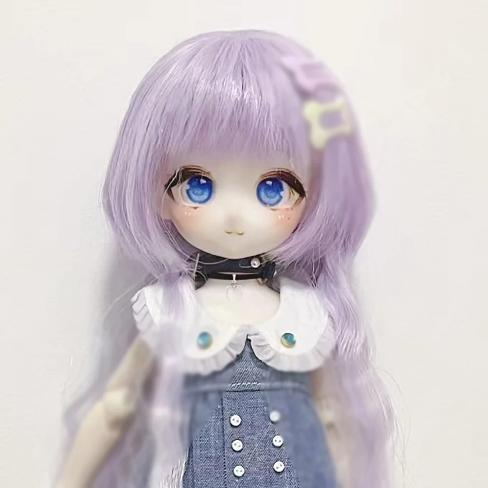 New 1/6 BJD Doll Anime Head No Makeup Resin Material Girl Doll For Girl No Makeup Doll Toys Gifts