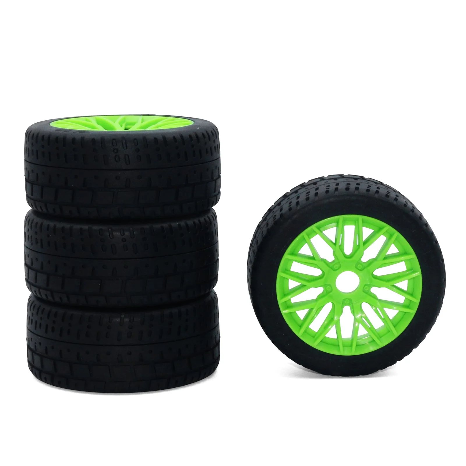 

4 шт., 102 × 42 мм, радиоуправляемые шины с высокой ручкой и шестигранной муфтой 17 мм, совместимые с запасными частями Arrma 1/7 Outlaw/Criminal/Infraction V2