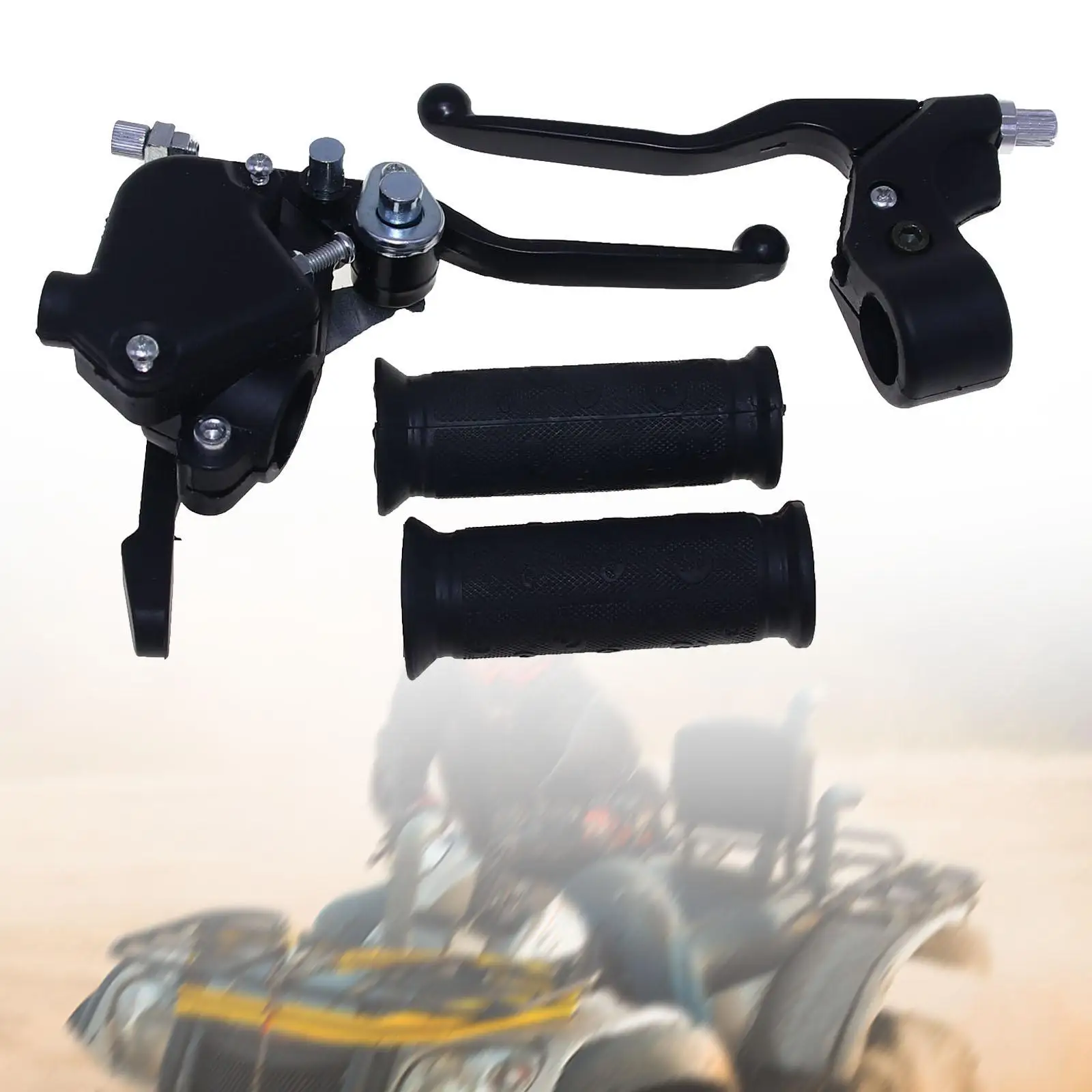 22mm Motorcycle Handlebar Brake Lever Kit Adjustable Clutch Levers for Mini ATV Outdoor Riding Accessories