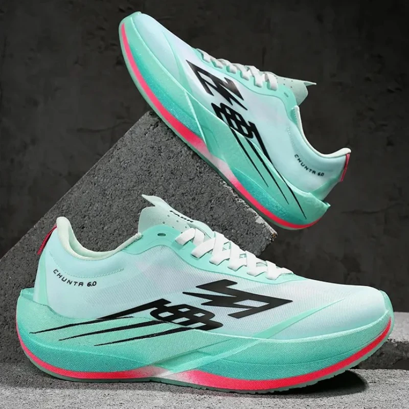 Running Shoes Men Carbon Board Marathon Speciality Sports Breathable Lightweight Women's Comfortable Athletic Chunta6.0 Sneakers