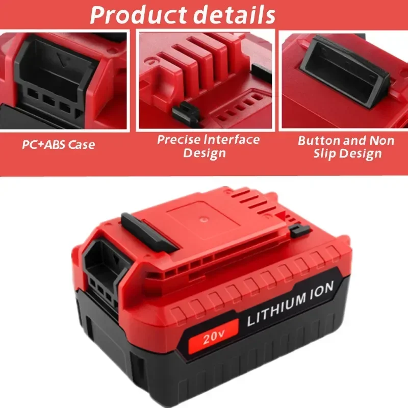 2023 NEW 6000mAh 20V MAX Lithium-Ersatz Batterie für Porter Kabel 20V PCC685L PCC680L PCC682L Cordless Werkzeuge