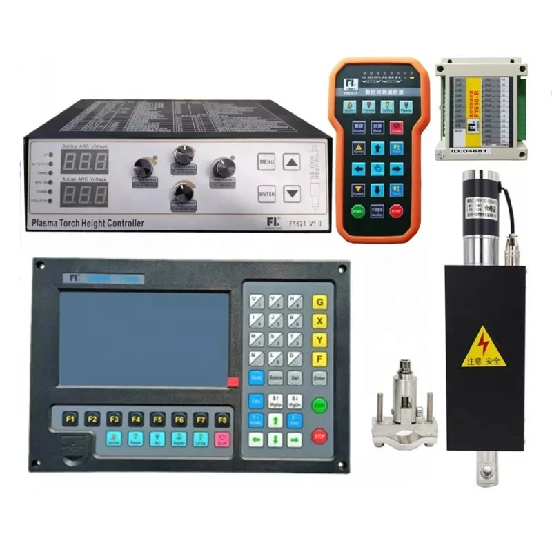 

F2100B Plasma Controller + Thc + Lifter Kit F2100B + F1621 + JYKB-100-DC24V-T3 + F1510T Voor Plasma Snijmachine Cutter