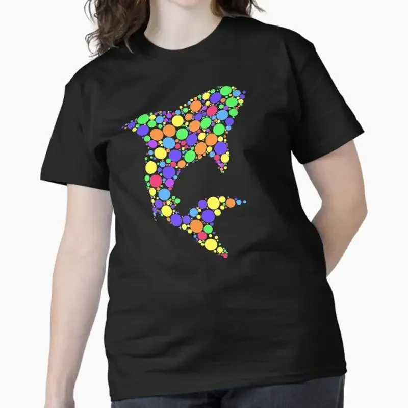 Polka Dot Shark International Day Design Classic T Shirt
