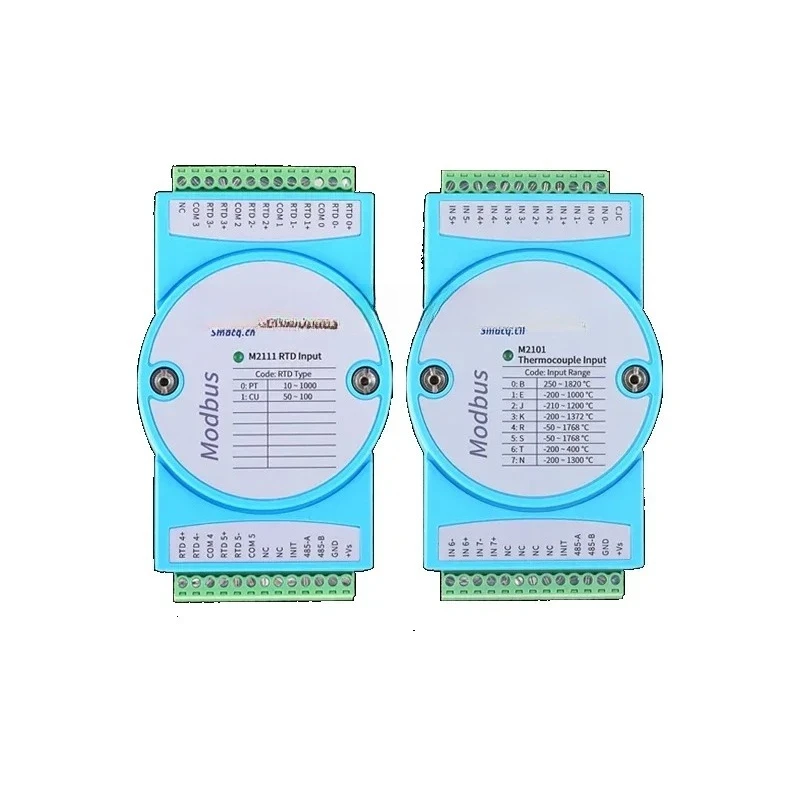 

M2100 Thermocouple PT100 Temperature Data Acquisition Card Module Recorder 8-channel 6-channel RS-485 Remote IO