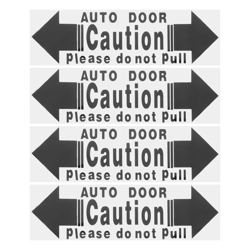 

4Pcs Car Door Sticker Stylish Elegant Design for Enhanced Driving Safety Self Adhesive Do Not Pull Handle Decal for Automatic