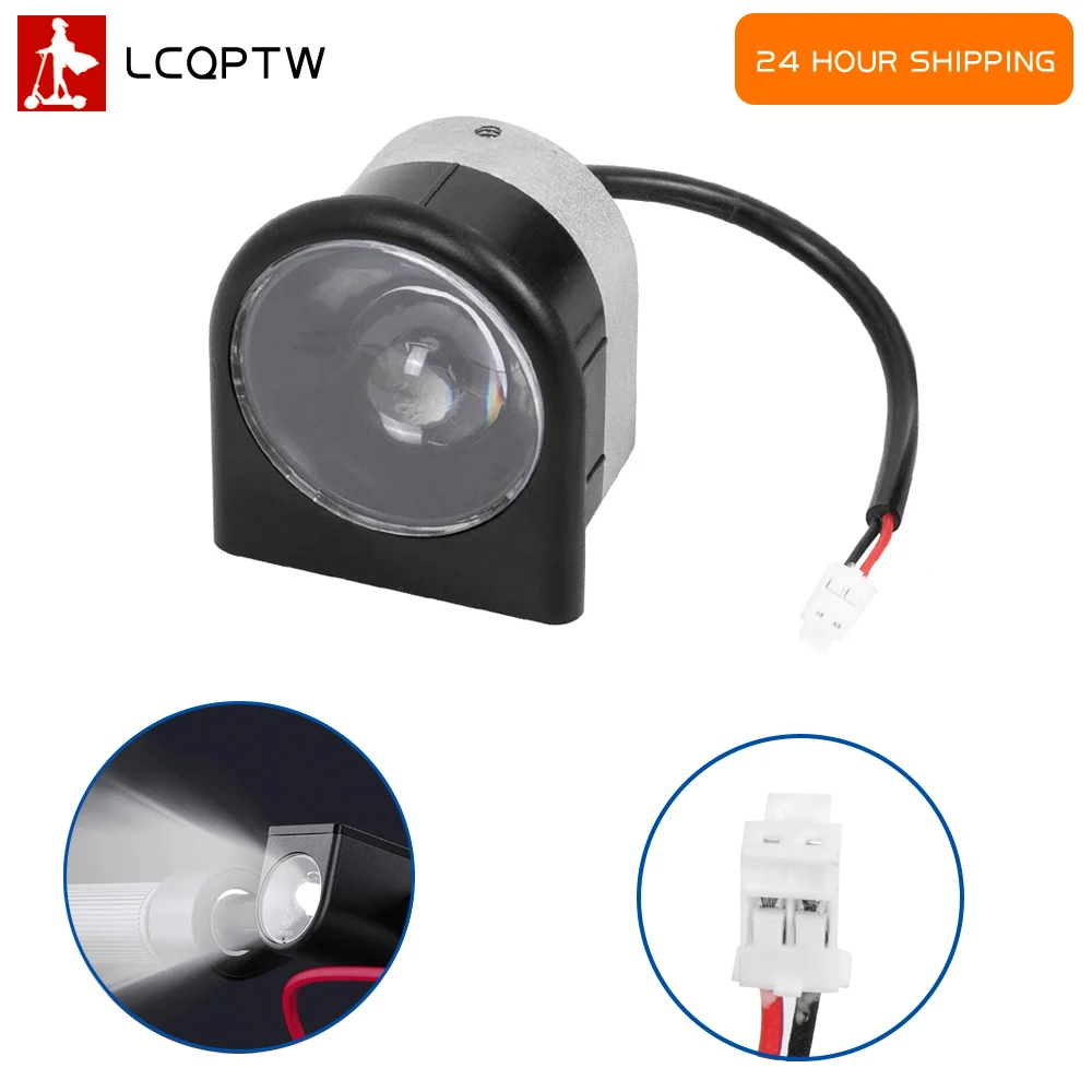 New Front Light for Xiaomi Electric Scooter 4 Pro KickScooter Lamp Led Headlamp Skateboard Front Floodlight Head Light Headlight