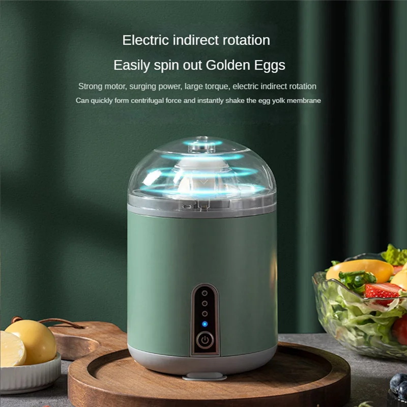 Electric Egg Mixer Egg Shaker Golden Egg Maker Automatic Mixing of Egg White and Yolk Kitchen Supplies Egg Homogenizer B