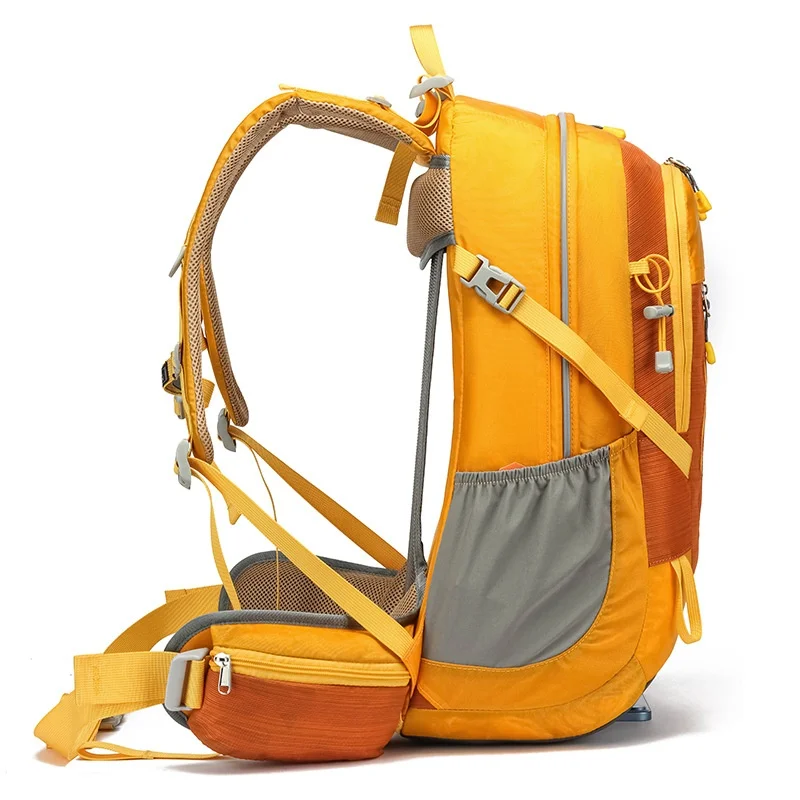 Nylon Waterproof Backpack Casual Outdoor 35L Large Capacity Travel Backpacks Hiking Camping Mountaineering Bag Youth Sports Bags