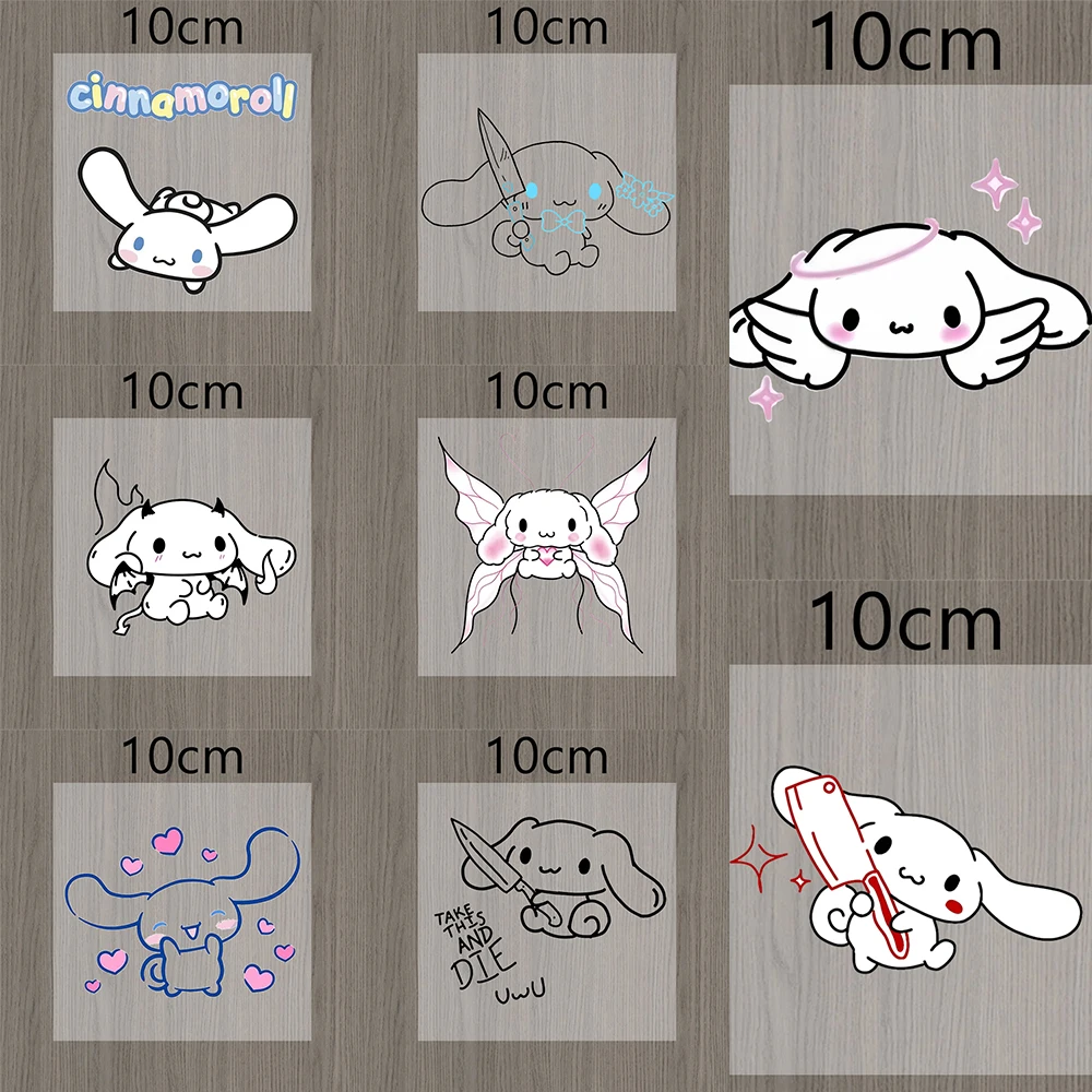 

Наклейки Cinnamoroll, 10 см, милые, для творчества, для студентов, простые, для кружек, окон, учебных принадлежностей, декоративные, подарок на день рождения