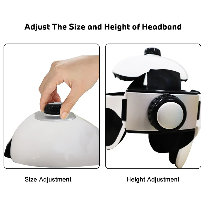 Wireless Head Massager - Air Pressure Eye & Scalp Massage Helmet with Music - Acupuncture Point Relief for Stress & Fatigue view 5
