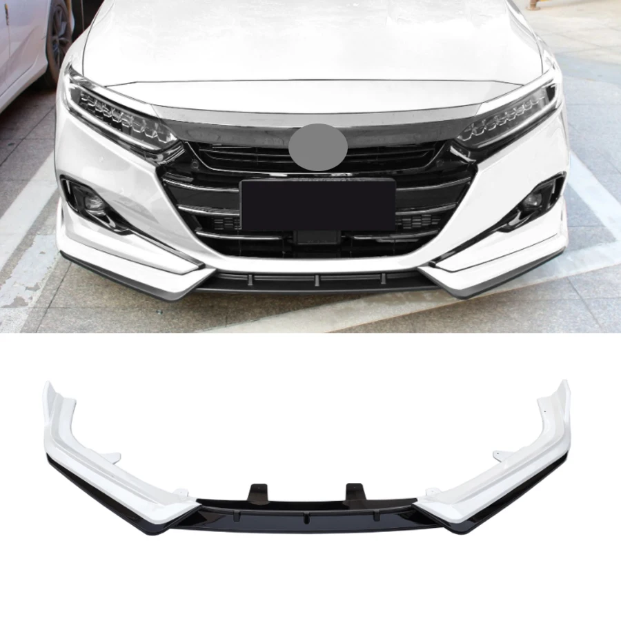 Car Front Bumper Lip Spoiler Splitters Body Kit Aprons Cover Guard Trim For Honda Accord 10.5th Gen 2022