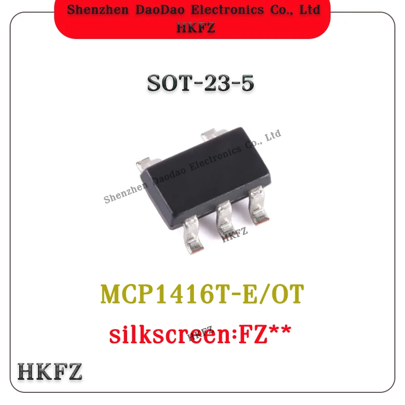 

10Pcs MCP1416T-E/OT SOT-23-5 1.5A MOSFET driver chip IC New original