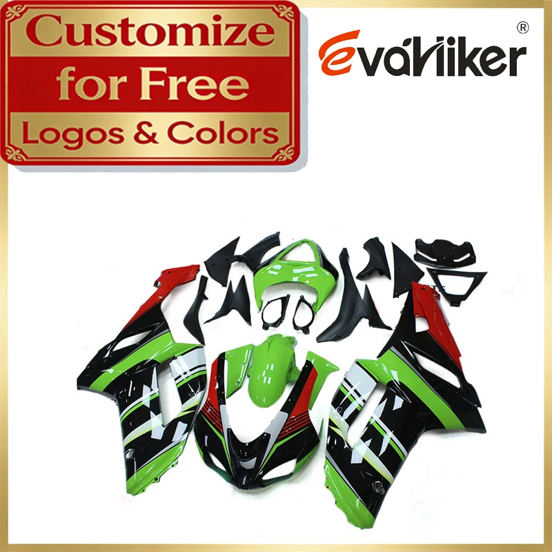 

ABS Fairing For Kawasaki ZX6R 2007 2008 Motorcycle Fairing Kit ZX-6R 07 08 ABS Plastic Injection Mold Customizable Colors