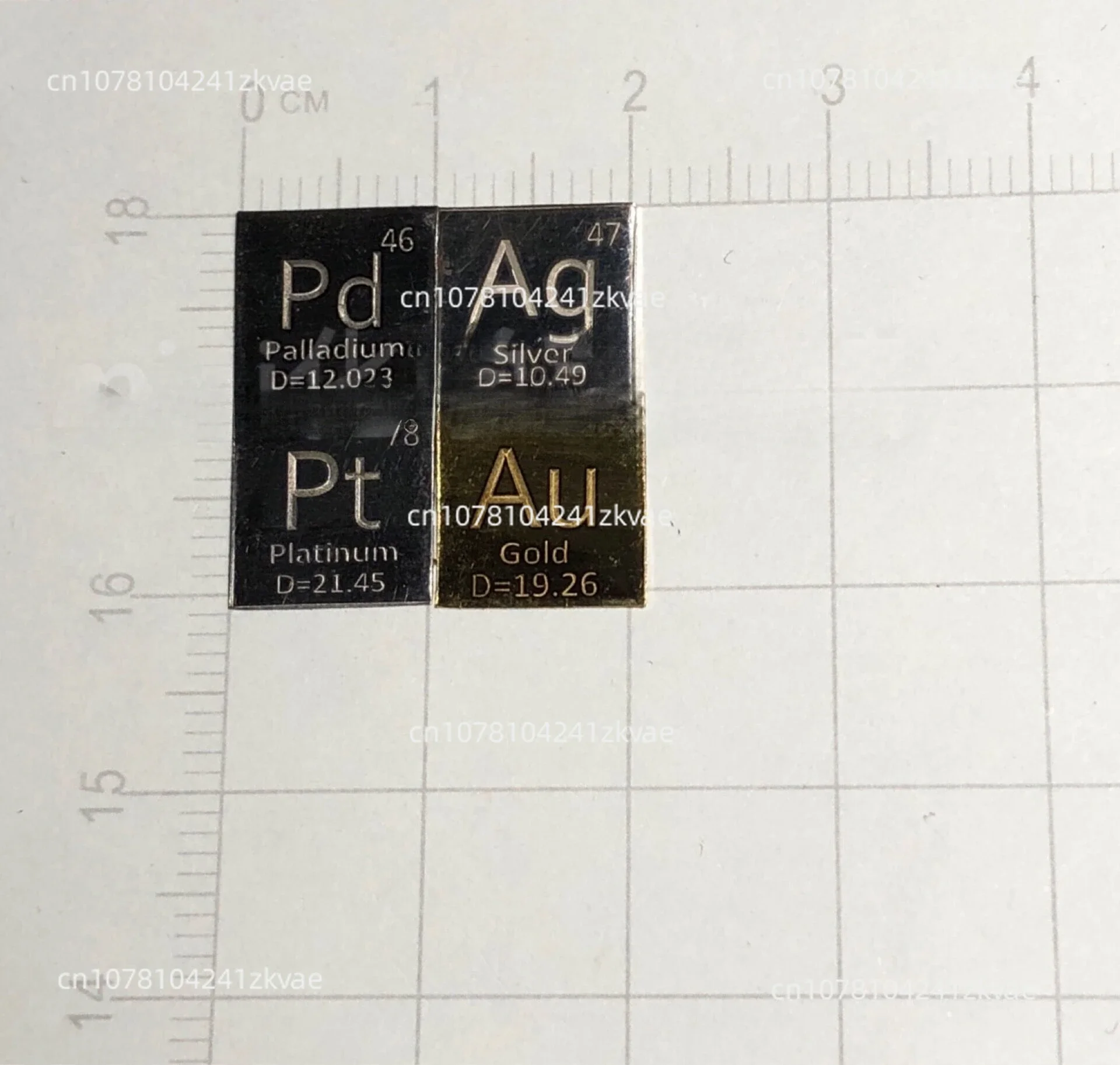 【 Precious Metal Periodic Table Series 】 Palladium Sheet Periodic Phenotype Palladium Sheet Pure Palladium Sheet Pd9995