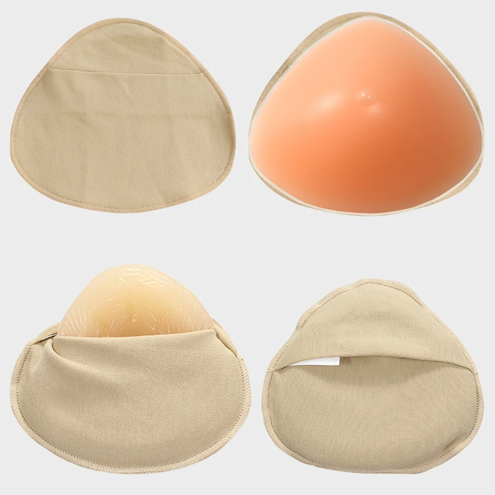 Silicone Breast Implant Bras Can Be Used for Female Fake Breasts Soft and thick chest pads Silicone Breast