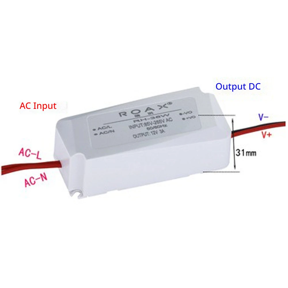 AC to DC Step-Down Power Supply Module AC85-265V to DC 5V 9V 12V 15V 24V 36V Isolation Regulated Switching Power Supply Module