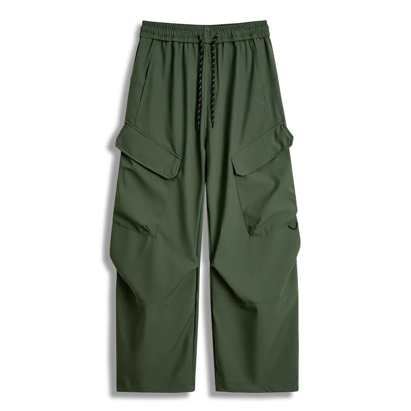 

New Men's Casual Pants Charging Pants Functional Waterproof Paratrooper Pants Couple Trendy Outdoor Trousers Overalls