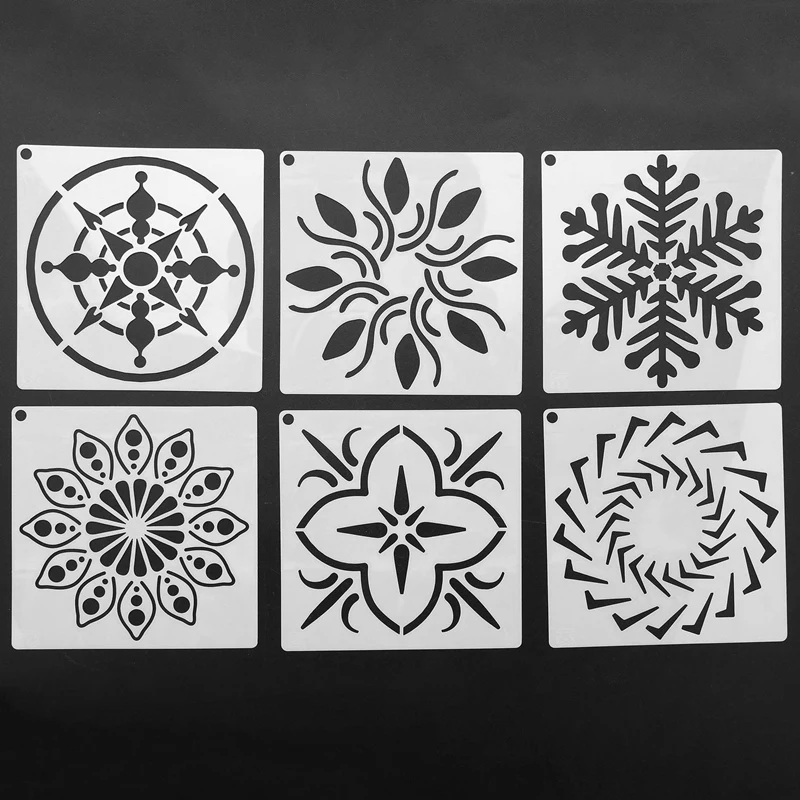 36Pcs Mandala Painting Templates Perfect For DIY Rock Painting Art Canvas Wood Furniture Cards Painting