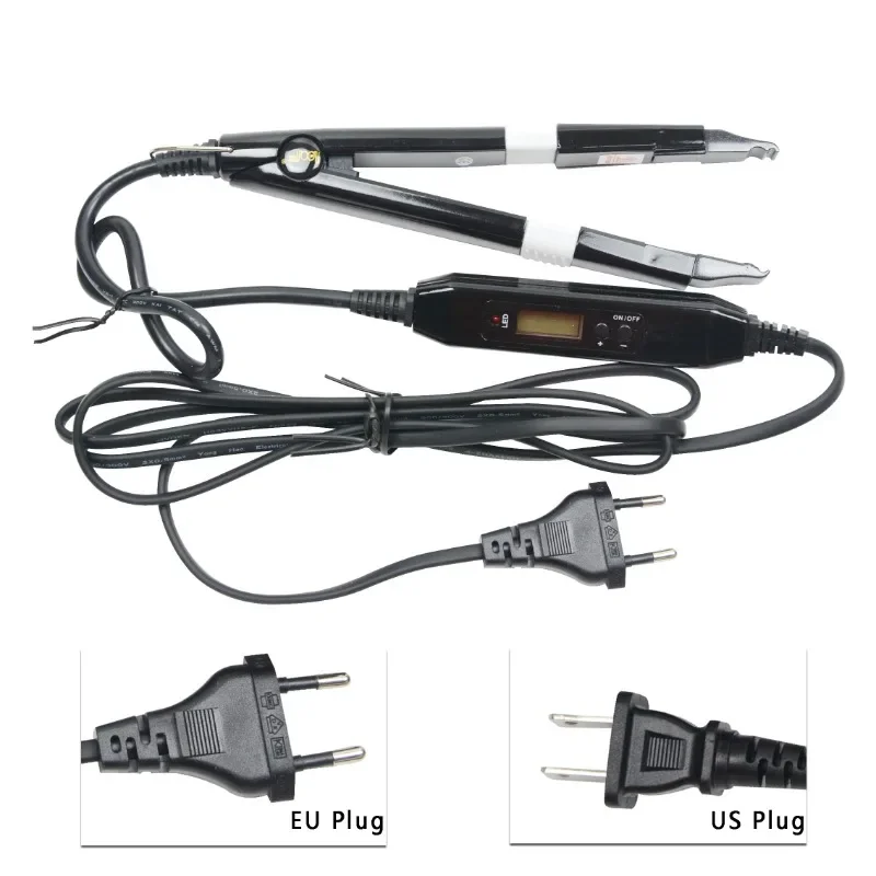 

Portable Mini Hair Extension Fusion Iron Connector Keratin Bonding Tools Adjustable Temperature Fusion Heat Connector