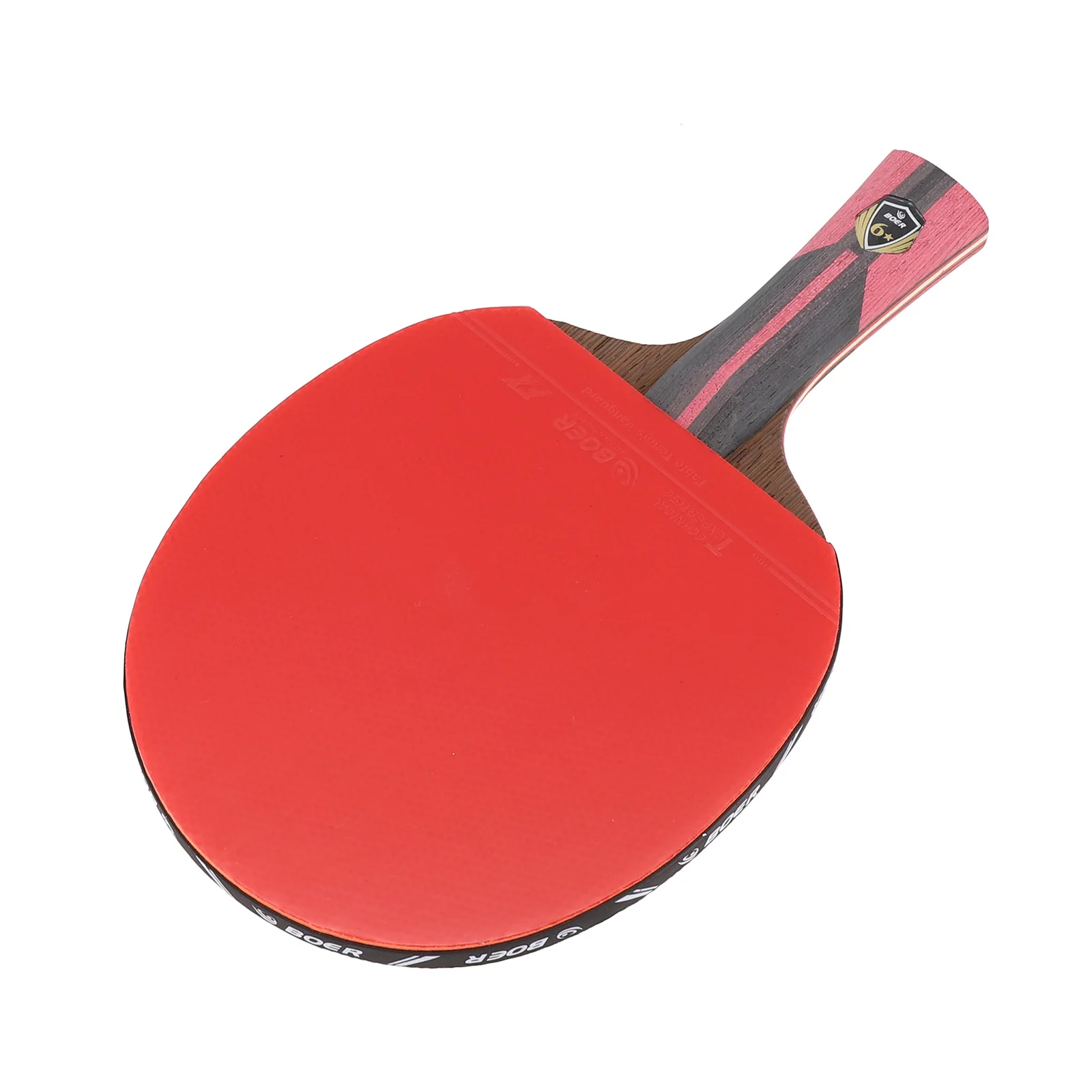 High Quality Indoor Sports Table Tennis Racket Finished Rackets 1 Pcs 6 Star Spin Control Anti-skid Long Handle