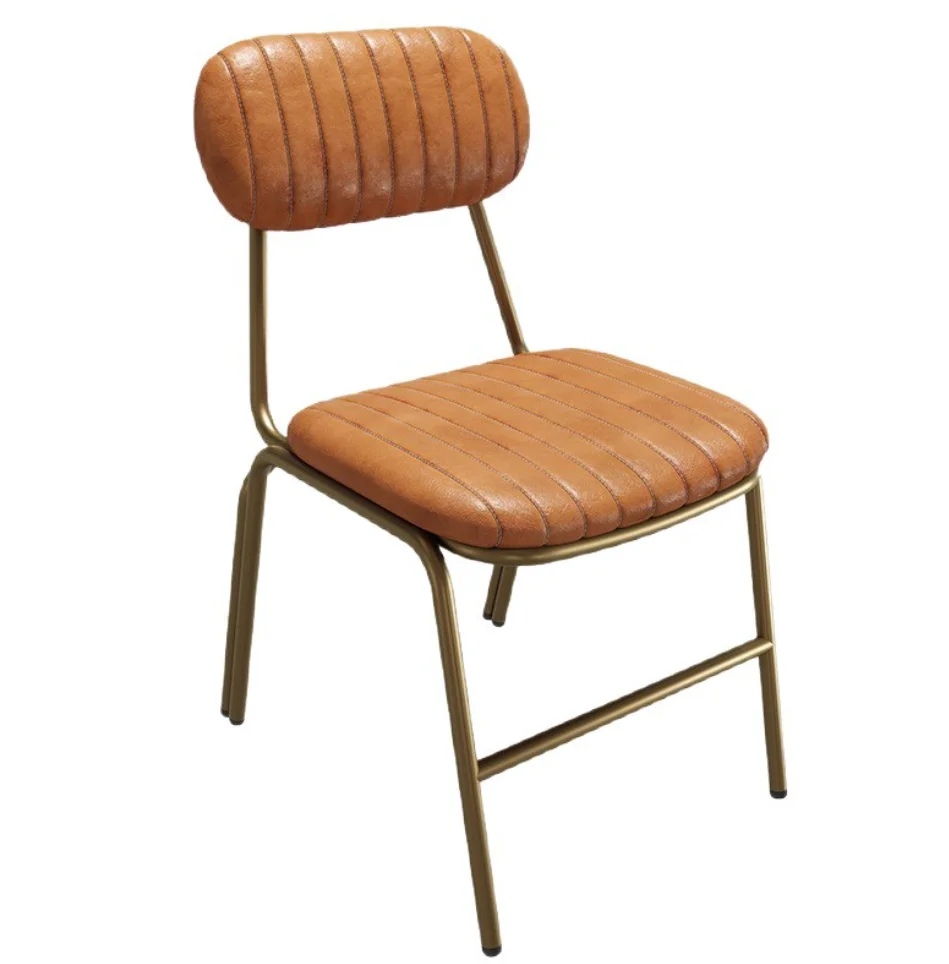 For Retro Industrial Durable Chair-Loft Style Living Room & Home Office Dining Chair