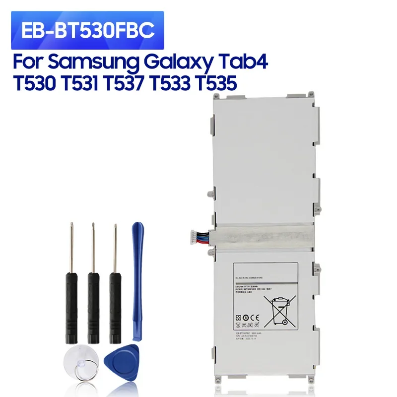 

NEW Tablet Battery EB-BT530FBC For Samsung GALAXY Tab4 T530 T531 T533 T535 SM-T535 T537 SM-T530 EB-BT530FBU 6800mAh