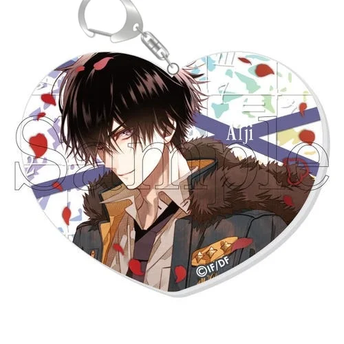 High Definition Images Cartoon Anime Collar x Malice Keychain Acrylic Figure Keyring Pendant Cosplay Jewelry Gift High Pixel2026