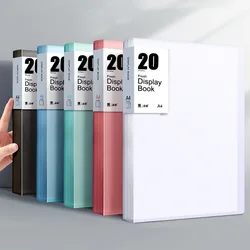 A4 Large Capacity Transparent Folder Paper Storage Multi-layer File Management Clear Book Stationery